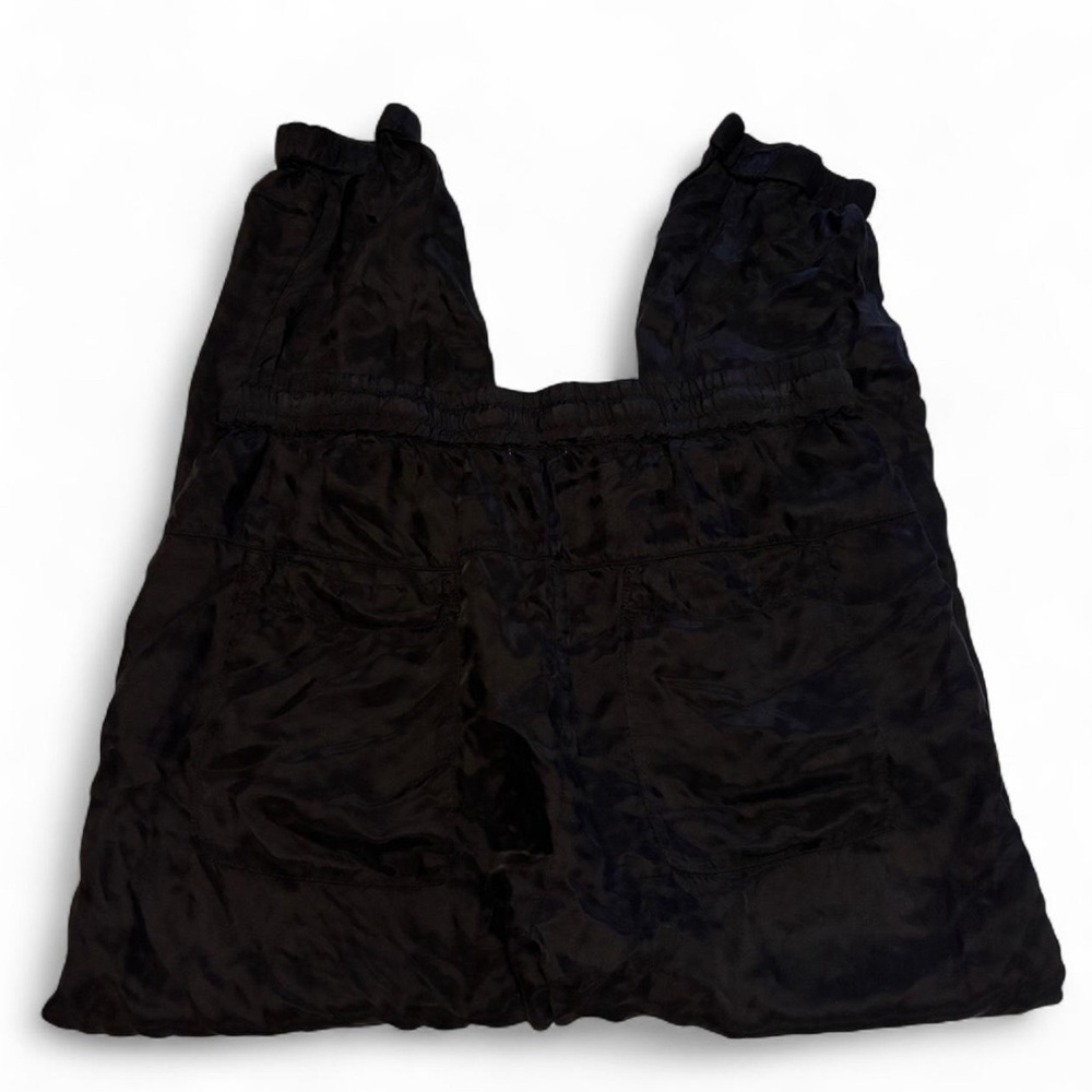 Johnny Was Alice Joggers S Black Cupra Rayon Pull On Lounge Pants Relaxed Fit - Picture 4 of 7